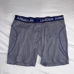 Under Armour Men's Gray Boxer Briefs